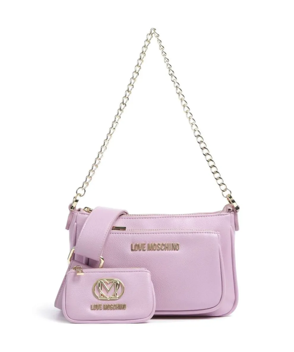 Pouch Charm Shoulder bag imitation leather violet