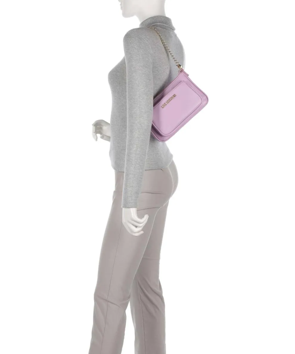 Pouch Charm Shoulder bag imitation leather violet