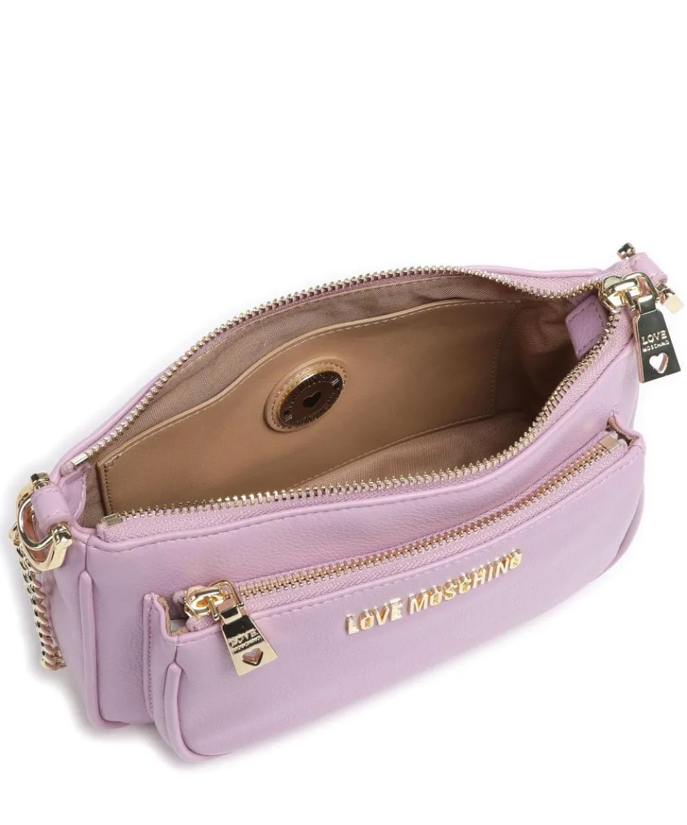 Pouch Charm Shoulder bag imitation leather violet