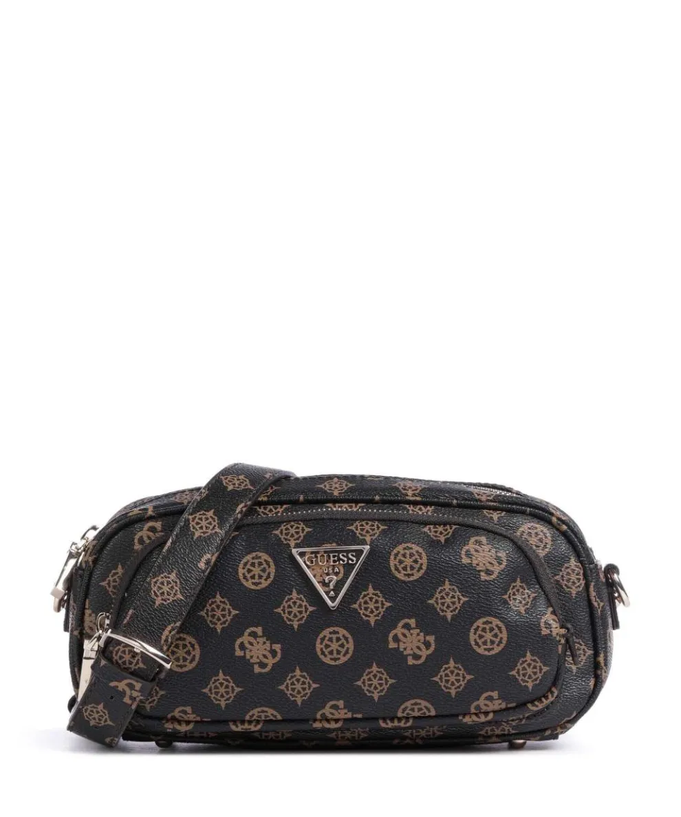 Power Play Crossbody bag imitation leather dark brown