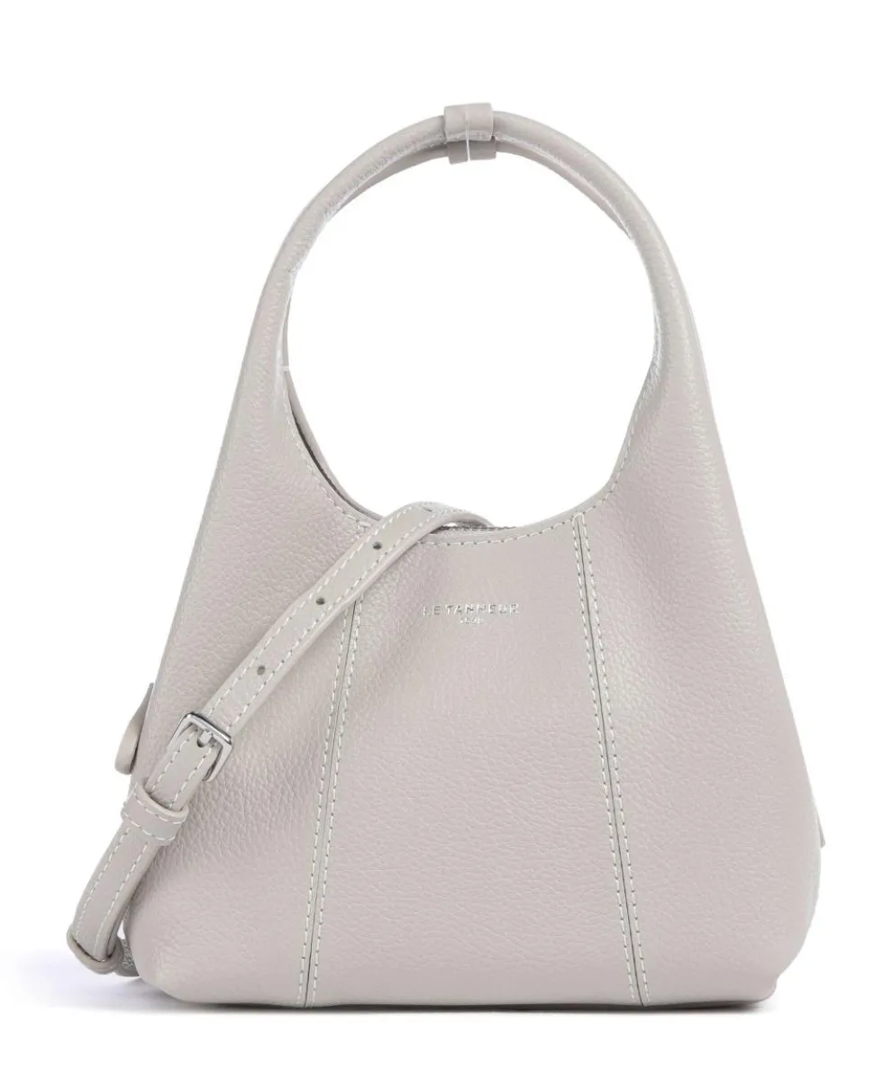 Juliette Crossbody bag grained cow leather light grey