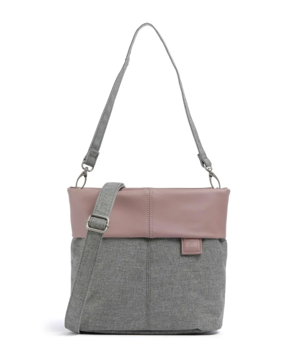 Olli OT8 Shoulder bag polyester, imitation leather grey/rose
