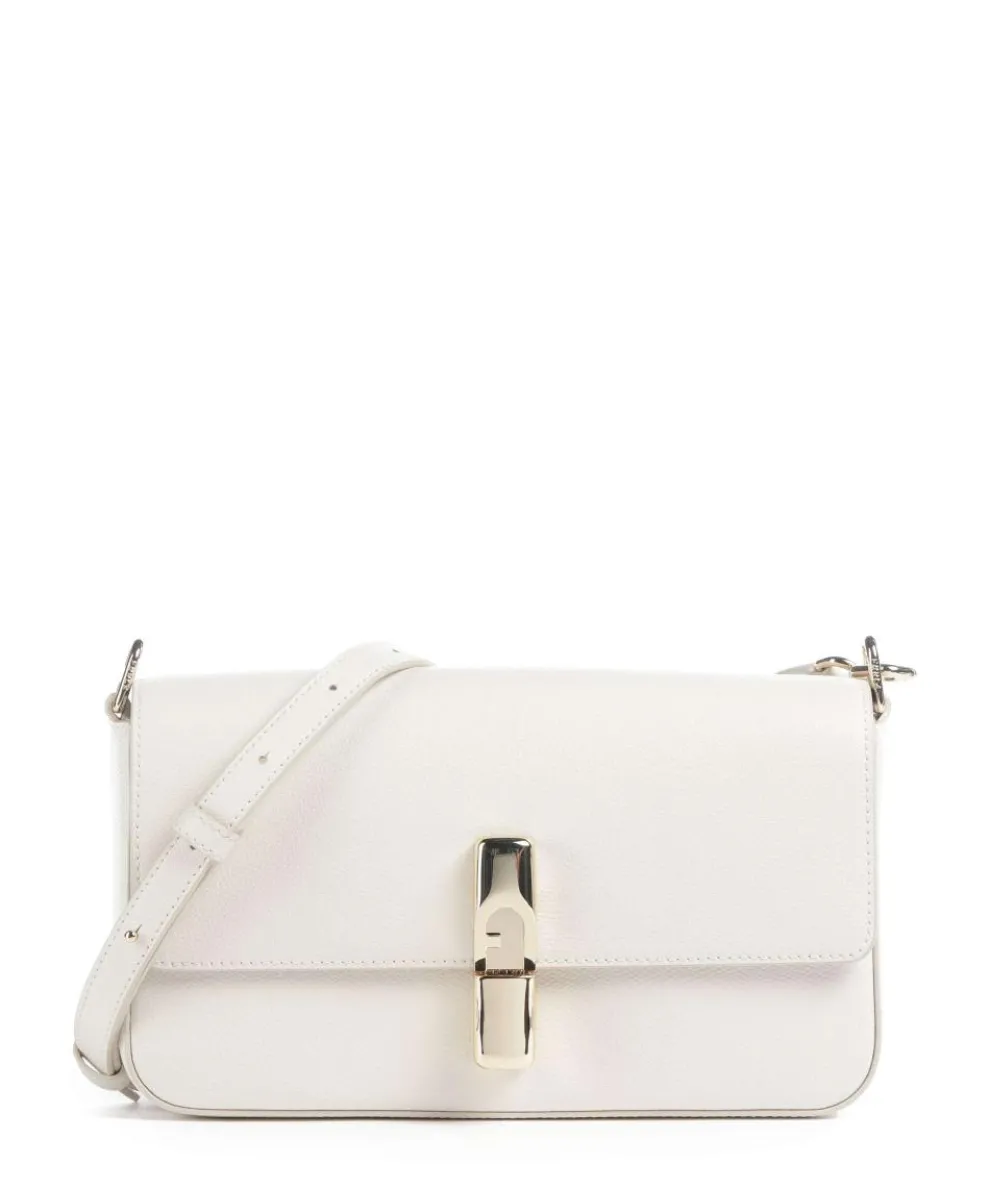 Iride S Crossbody bag grained leather cream