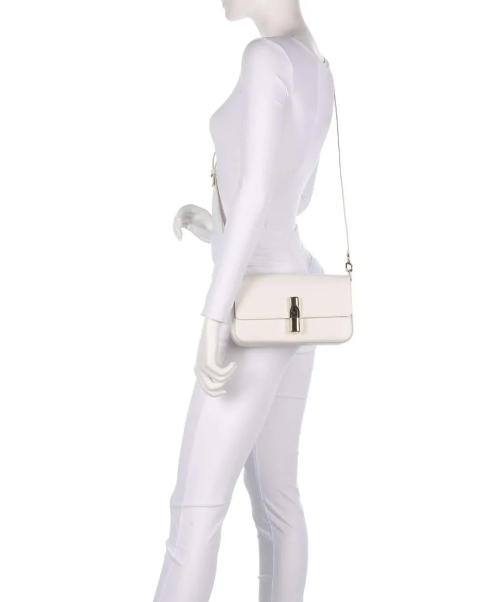 Iride S Crossbody bag grained leather cream