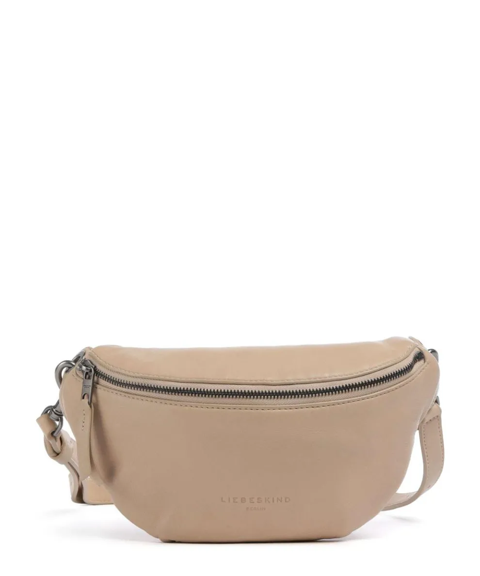 Tavia Sheep Natural Fanny pack sheepskin leather beige