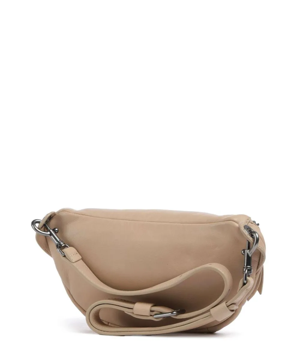 Tavia Sheep Natural Fanny pack sheepskin leather beige