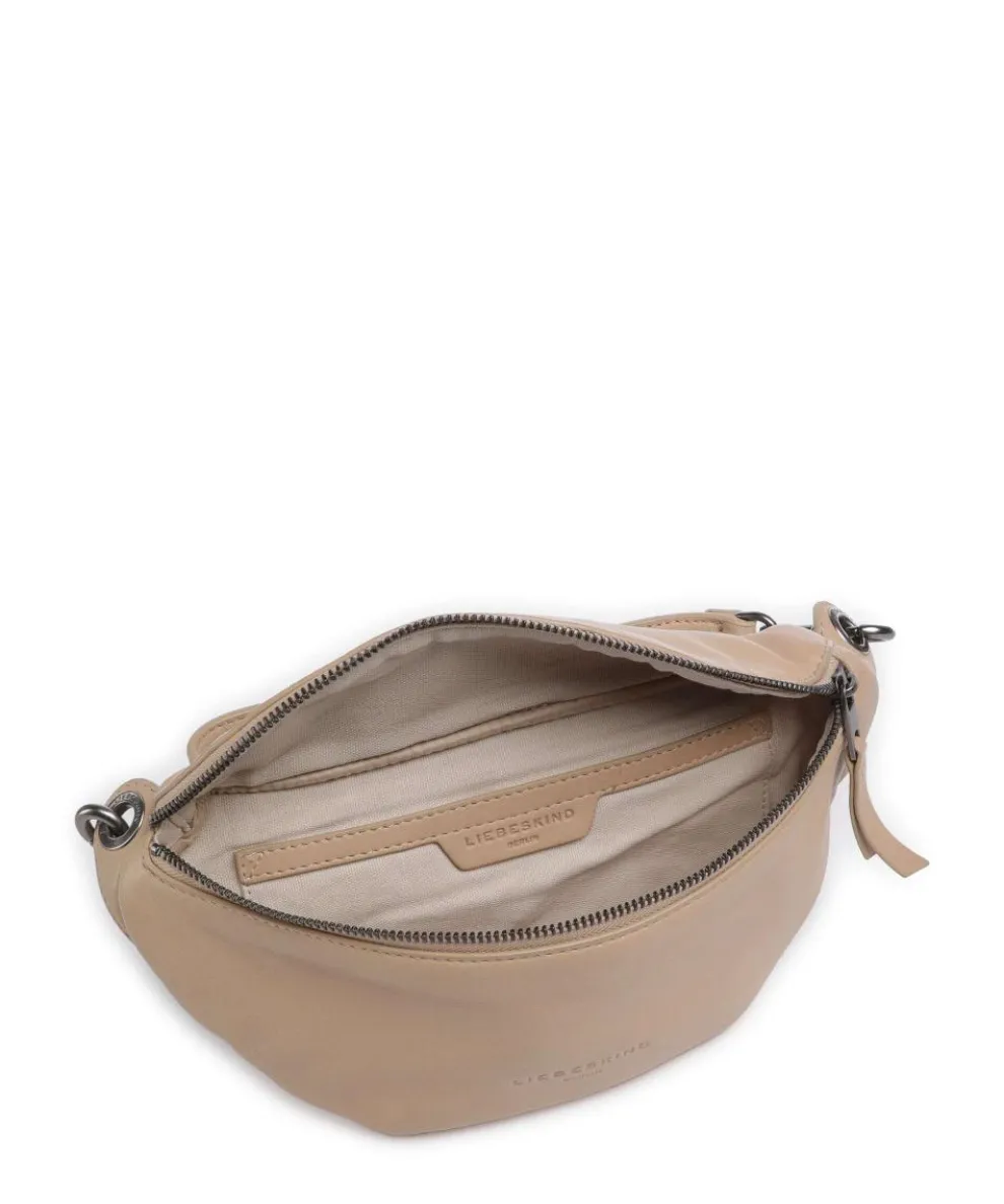 Tavia Sheep Natural Fanny pack sheepskin leather beige