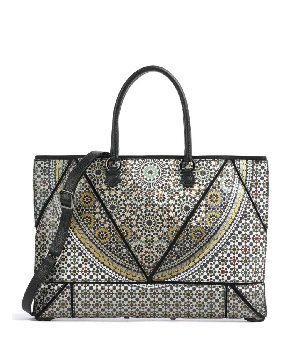 Rioko M Tote bag grained calfskin multicolour