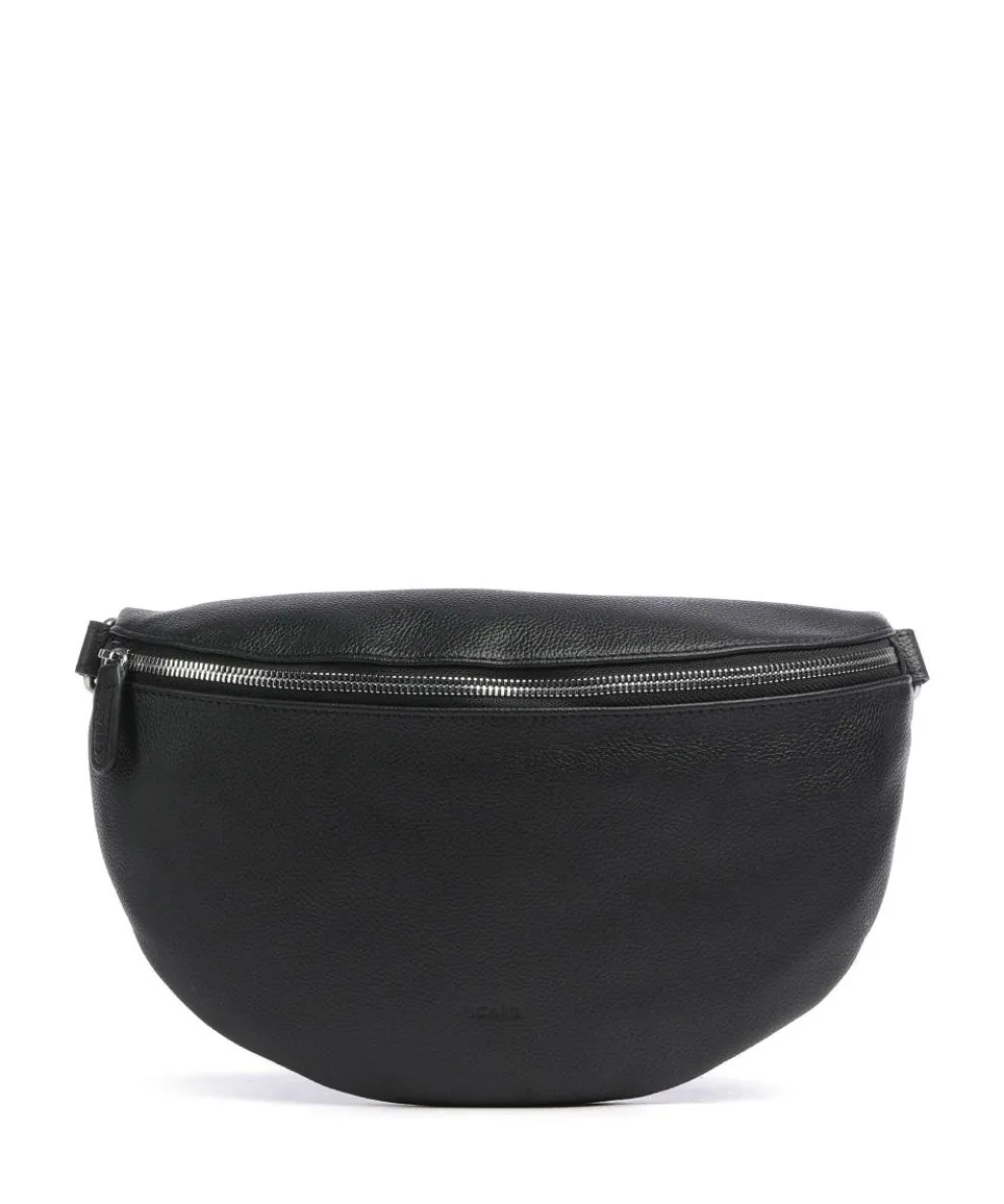 Luis Fanny pack grained cow leather black