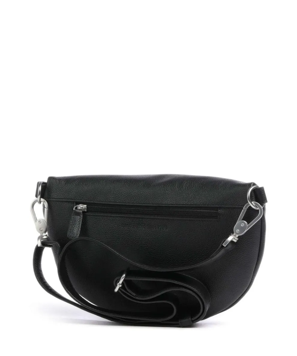 Luis Fanny pack grained cow leather black