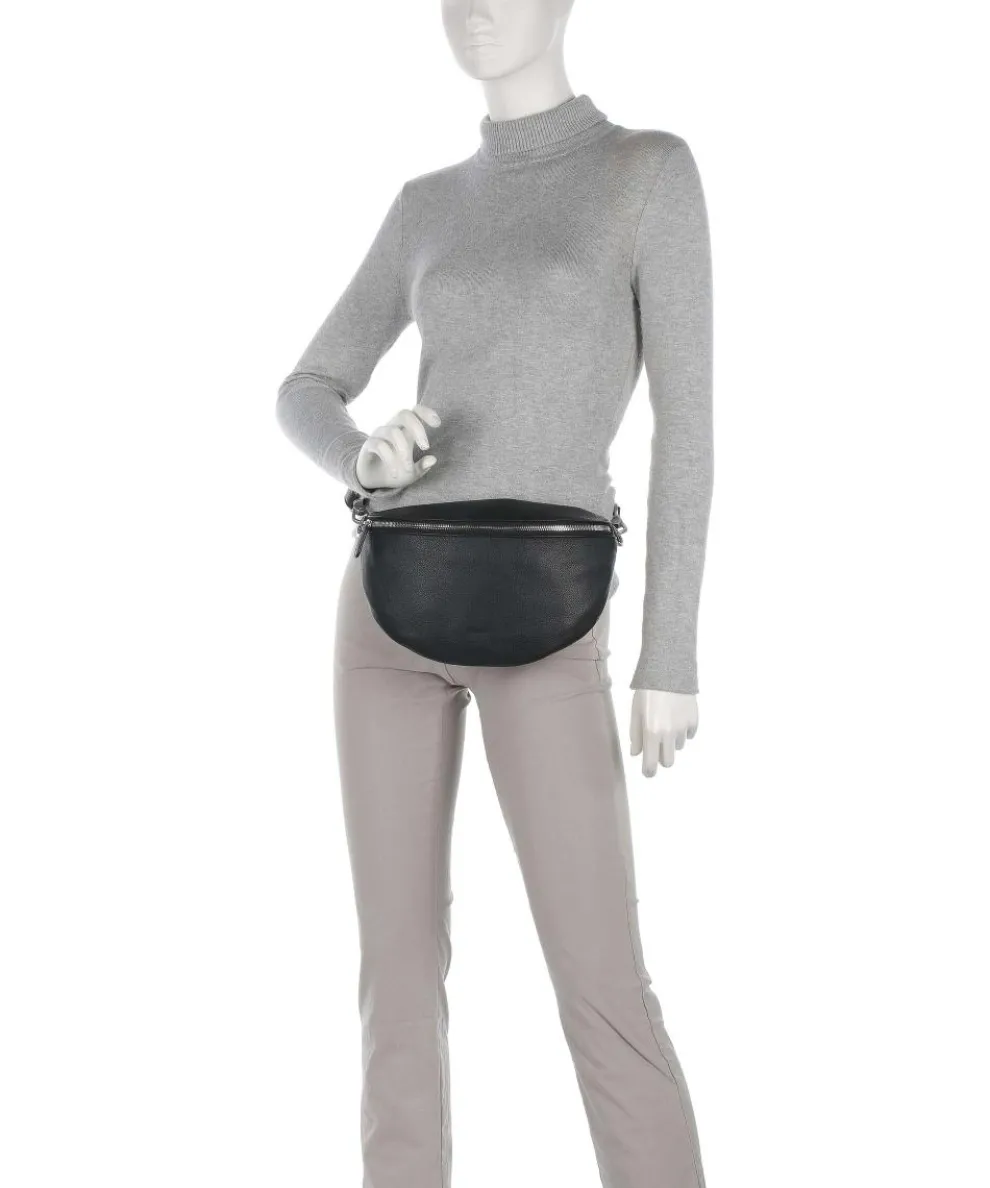 Luis Fanny pack grained cow leather black