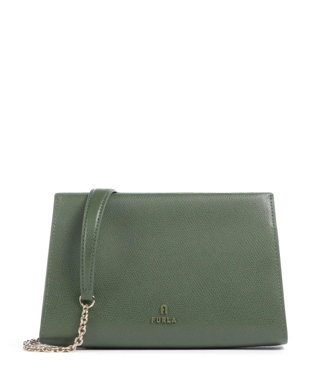 Myfurla Mini Crossbody bag grained leather khaki