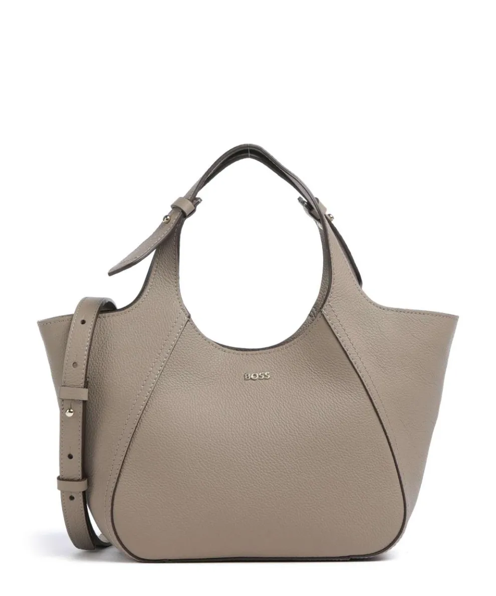 Lenah Small Handbag grained cow leather taupe
