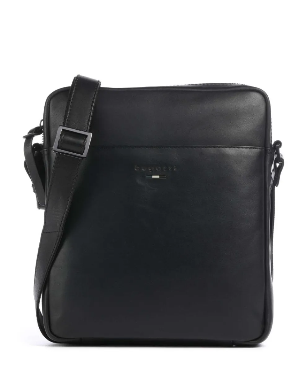 Romeo Crossbody bag fine grain cow leather black