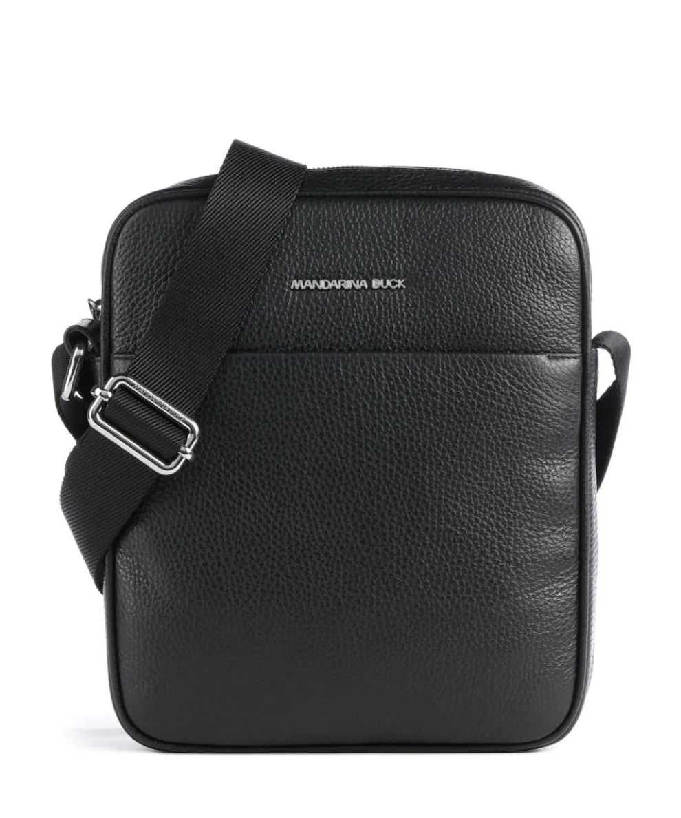 Mellow Urban Crossbody bag grained calfskin black