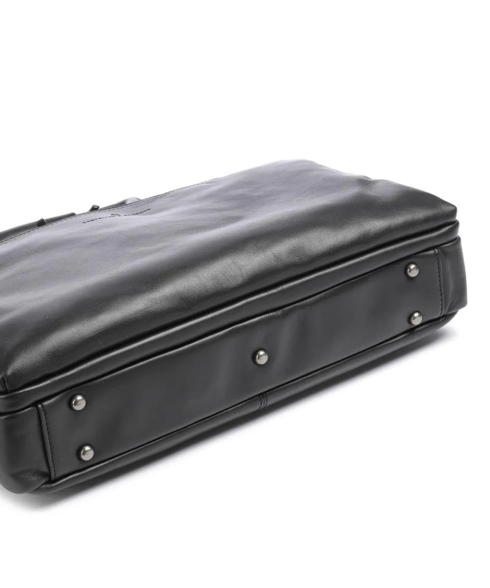 Firenze Briefcase 17″ leather black