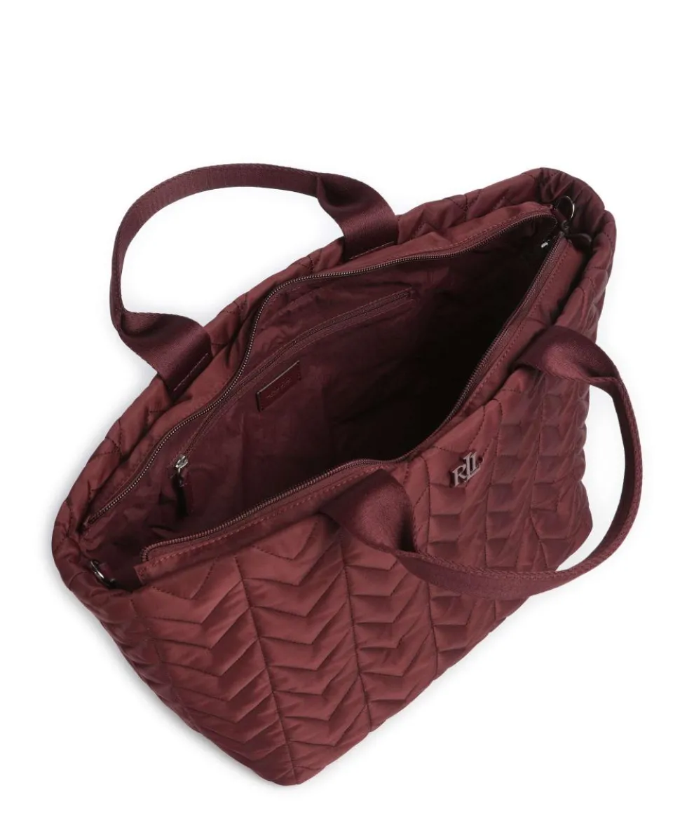 Stevie Extra Large Handbag recycled nylon wine