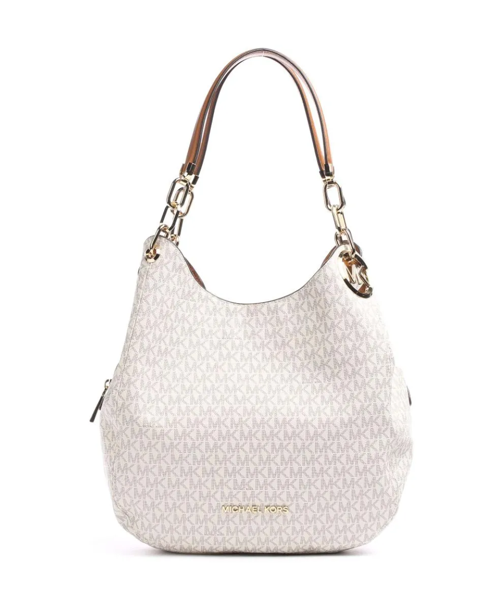 Lillie Hobo bag imitation leather ivory