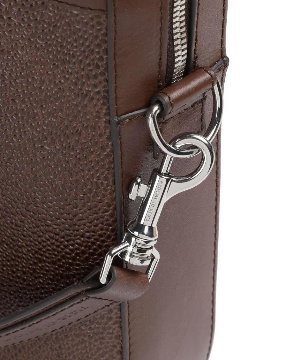 Bosun Briefcase grained cow leather cognac