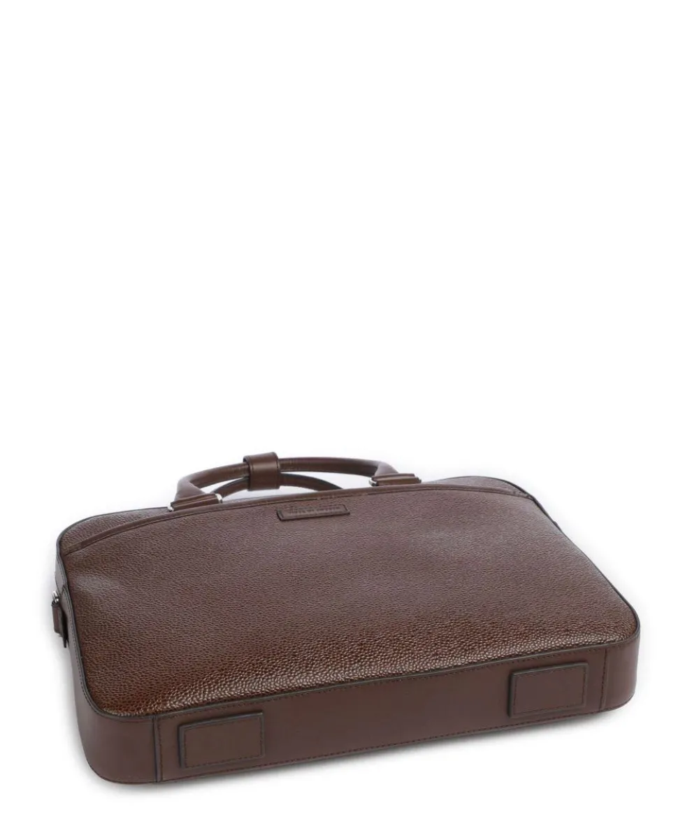 Bosun Briefcase grained cow leather cognac