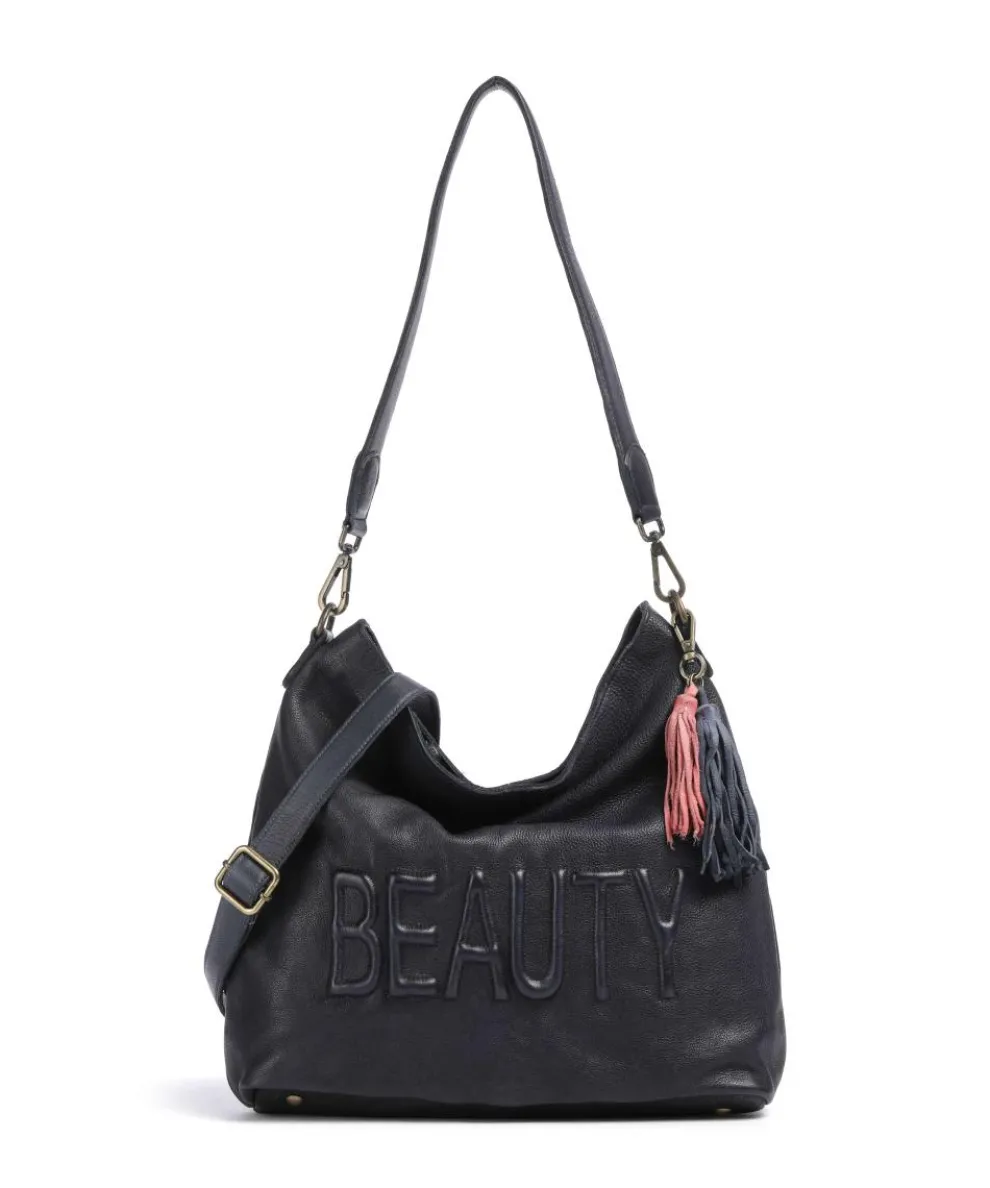 Paoliweg 2 Shoulder bag grained cow leather navy
