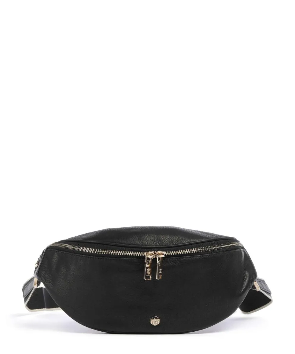 Geneva Fanny pack grained cow leather black