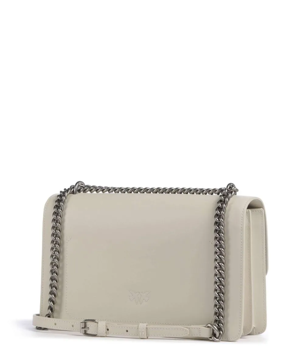 Love One Classic Shoulder bag fine grain cow leather ivory