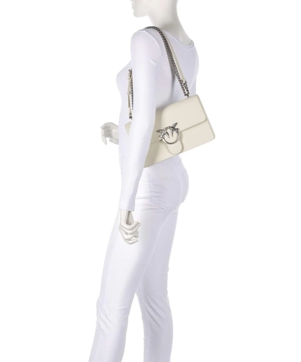 Love One Classic Shoulder bag fine grain cow leather ivory