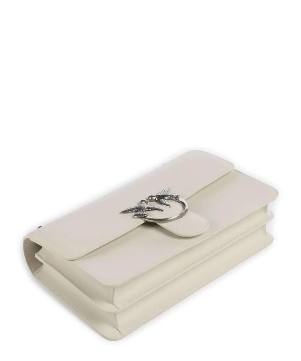 Love One Classic Shoulder bag fine grain cow leather ivory