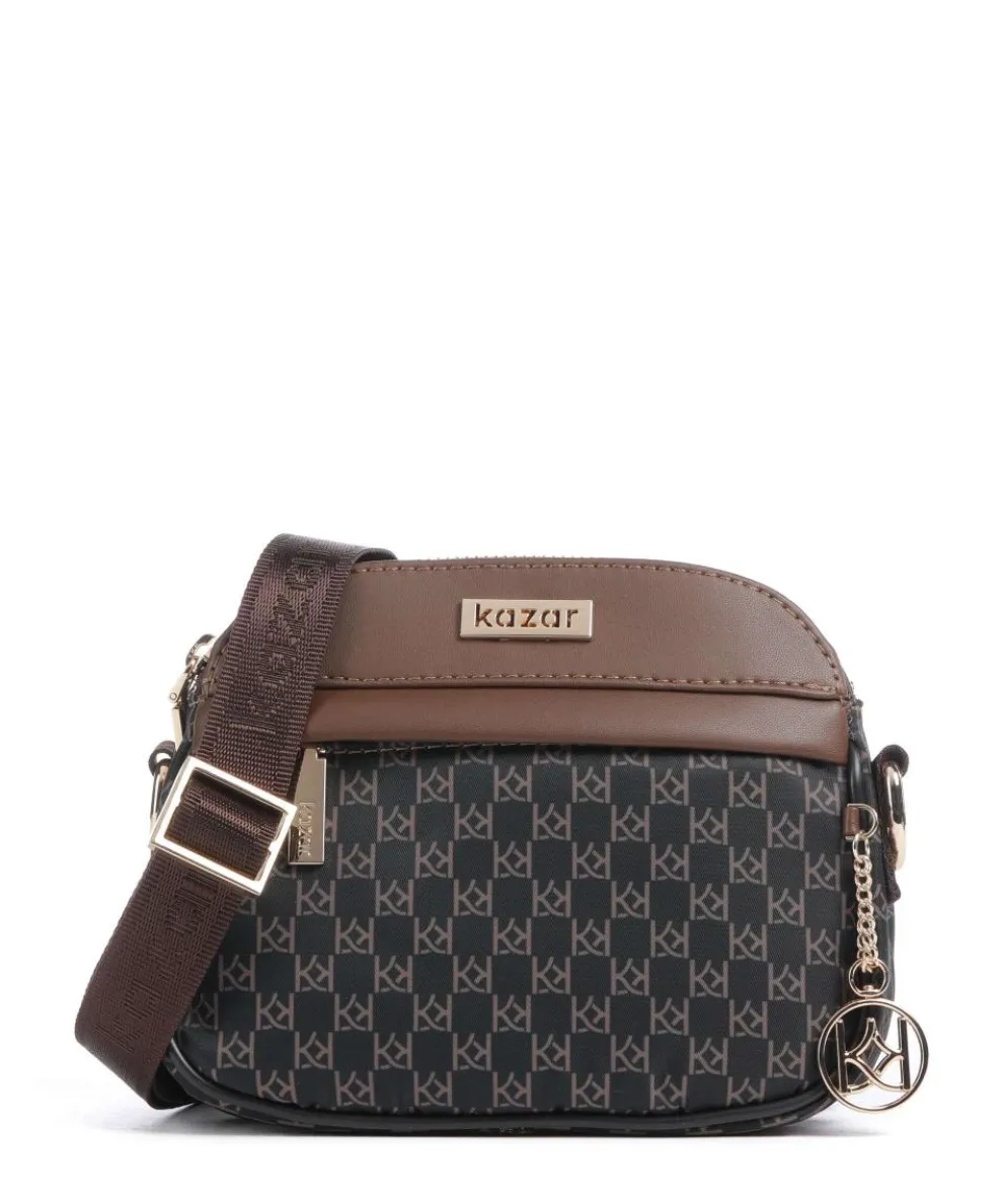Netti Crossbody bag fabric black/brown