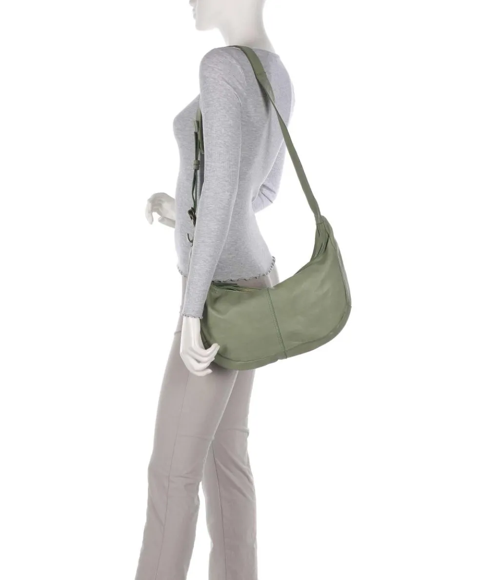 Submarine Shoulder bag soft cow leather green
