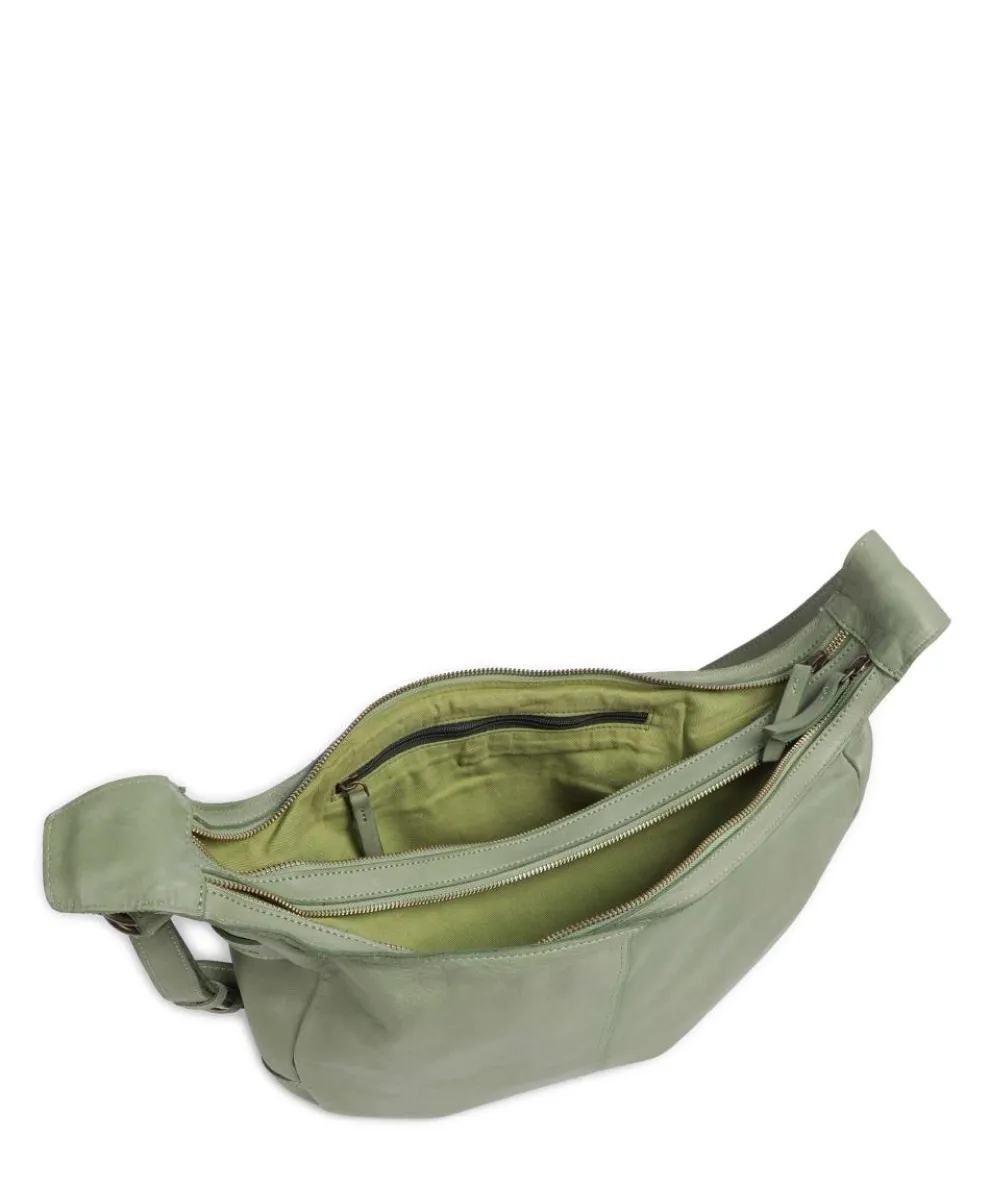 Submarine Shoulder bag soft cow leather green