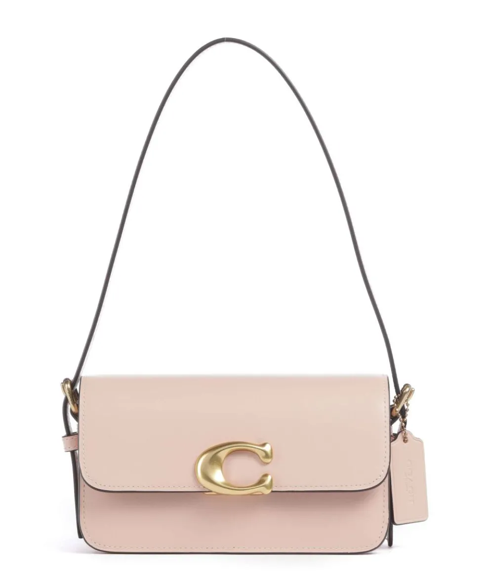 Zoe Shoulder bag fine grain cow leather powder