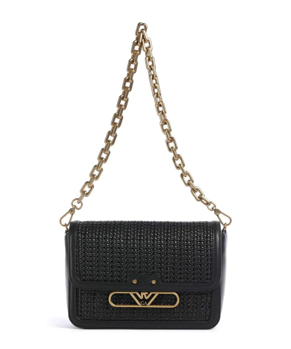 Hera Shoulder bag cow leather, imitation leather black