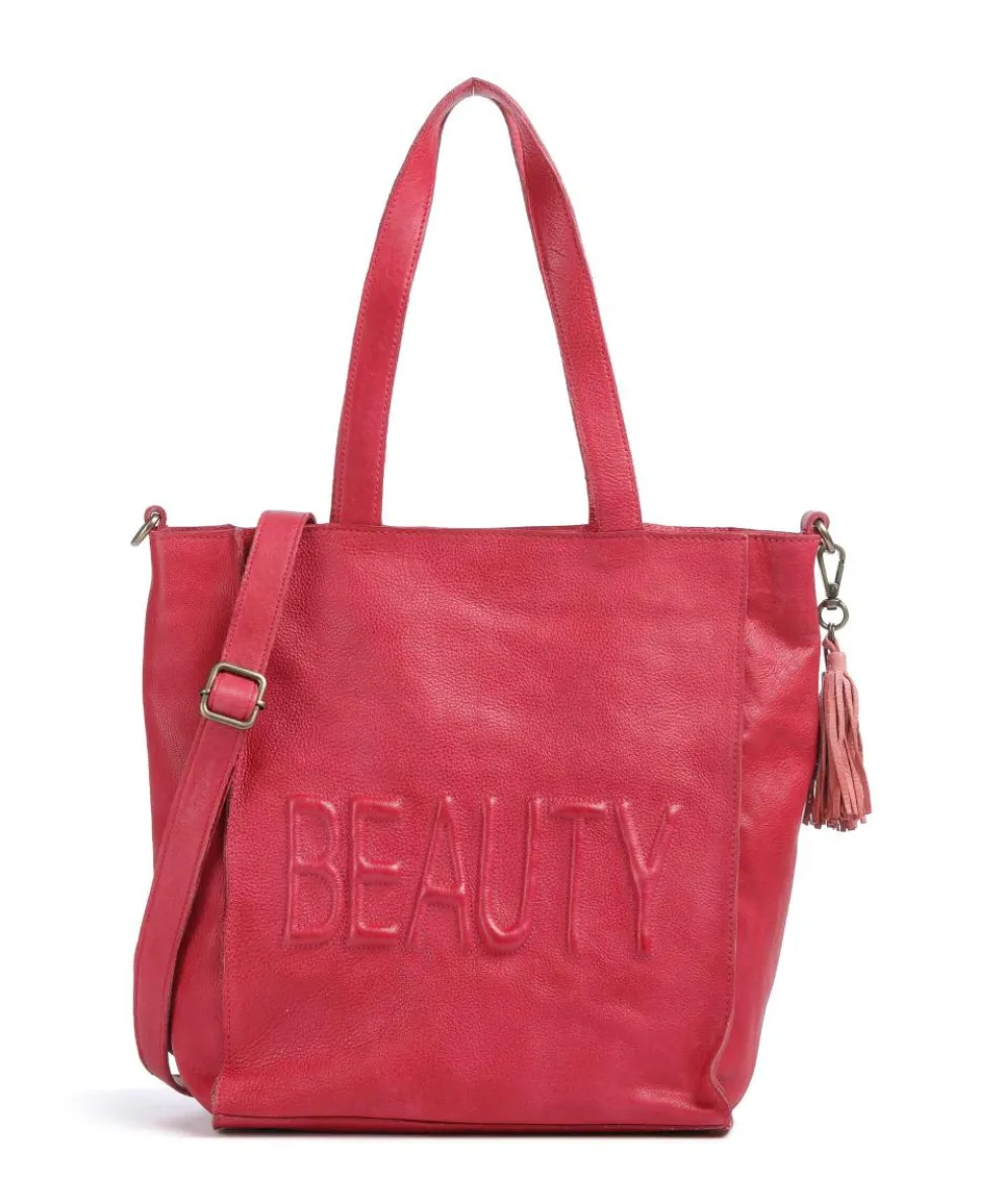 Paoliweg 1 Tote bag grained cow leather pink