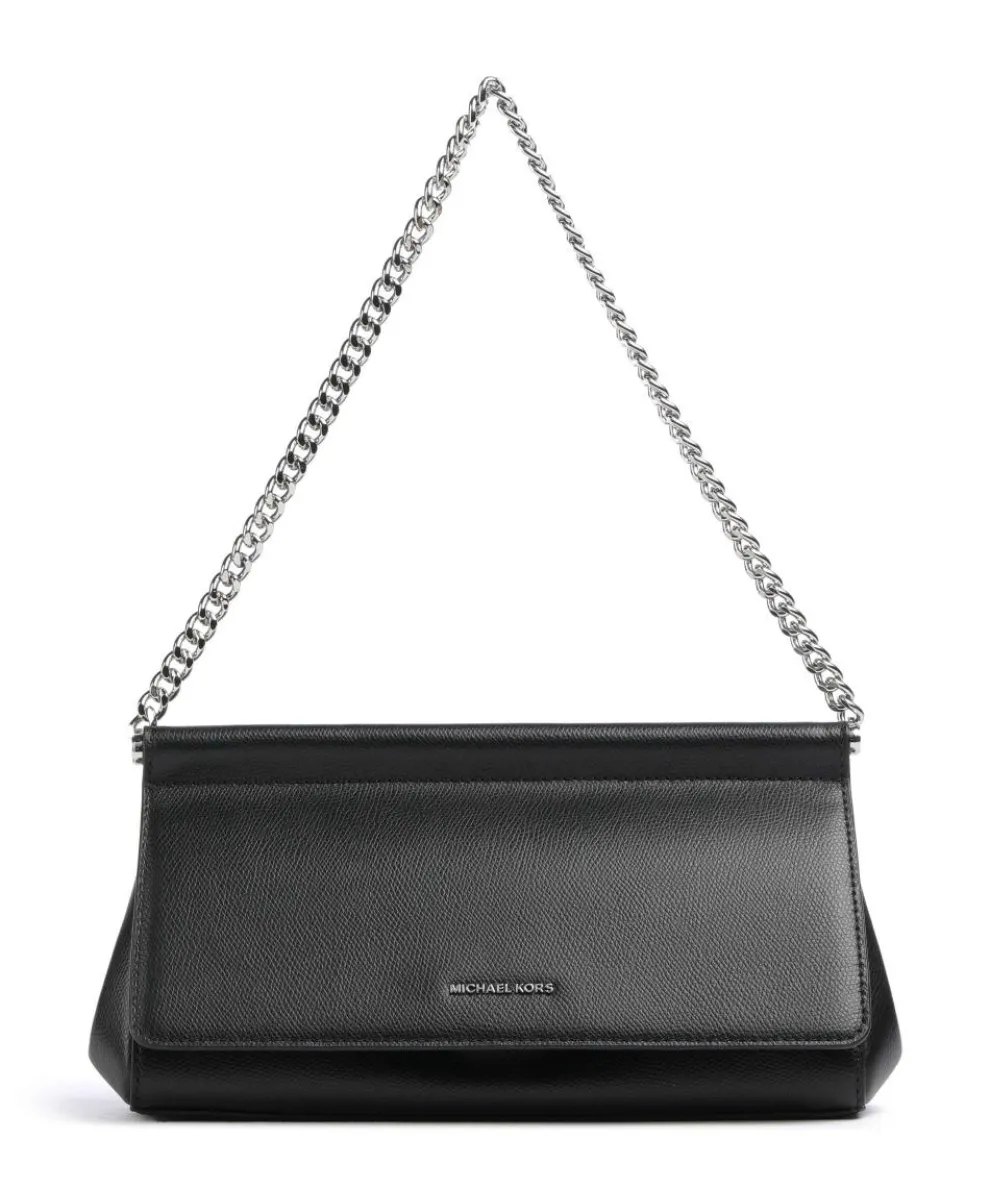 Carmine Shoulder bag grained leather black