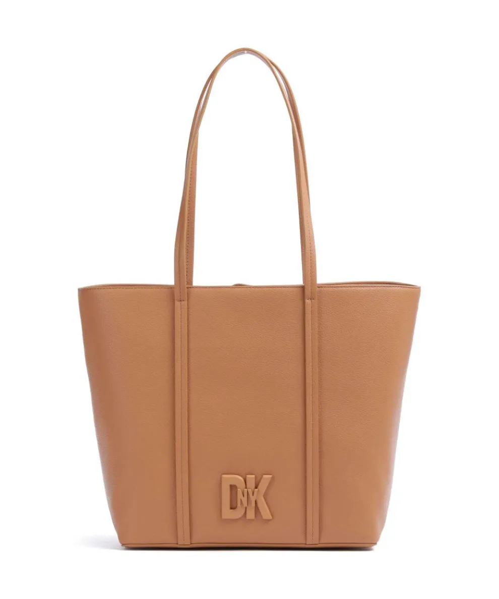 Milano Seventh Avenue Tote bag grained cow leather light brown