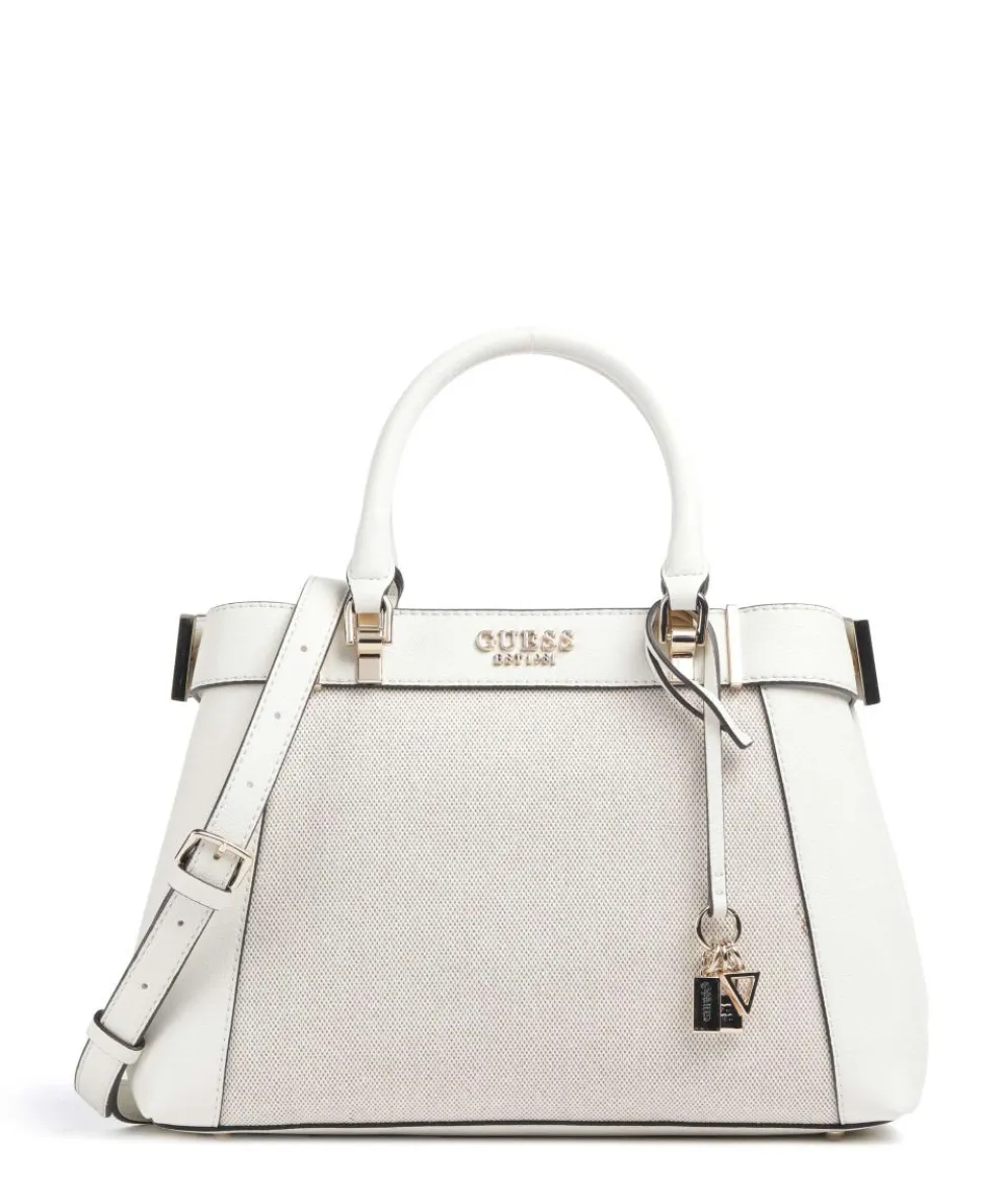 Anadela Handbag imitation leather, cotton nature/white