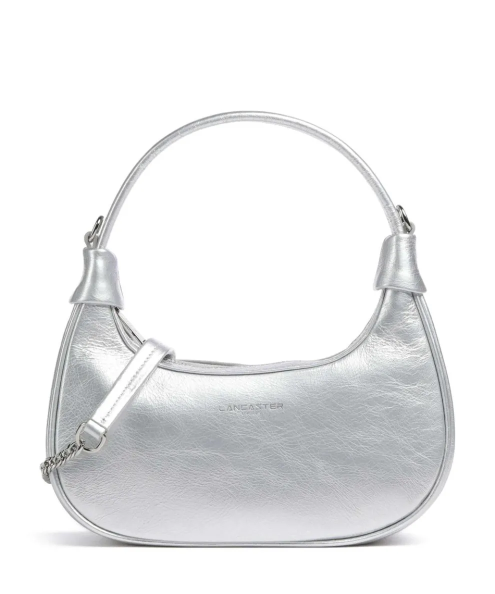 Donna Aura Shoulder bag soft cow leather silver