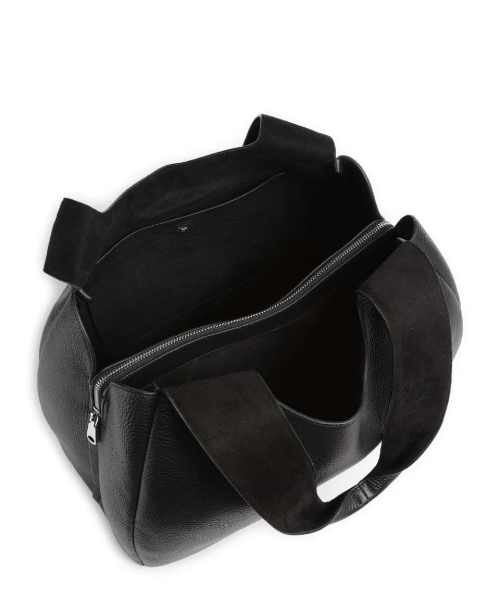 Sloane Street Hobo bag grained cow leather black