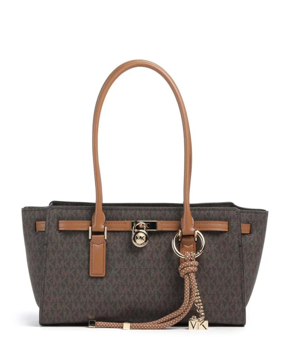 Hamilton Small Shoulder bag imitation leather dark brown
