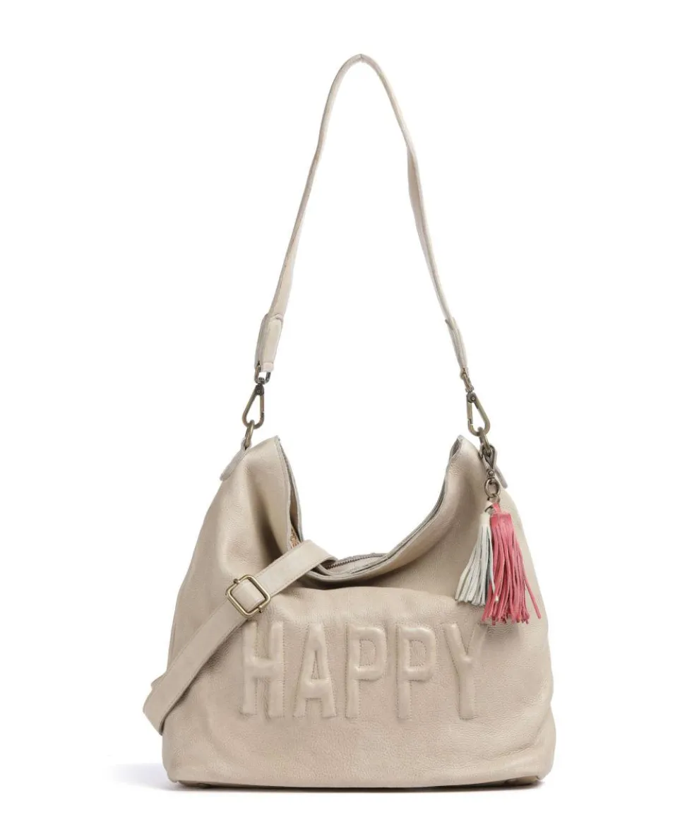 Paoliweg 2 Shoulder bag grained leather beige