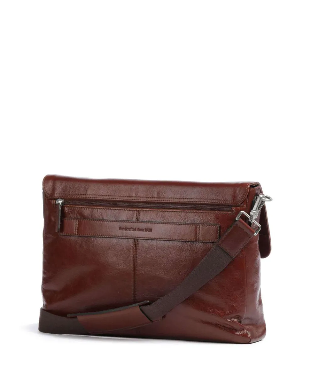 Buddy Messenger bag buffalo leather cognac
