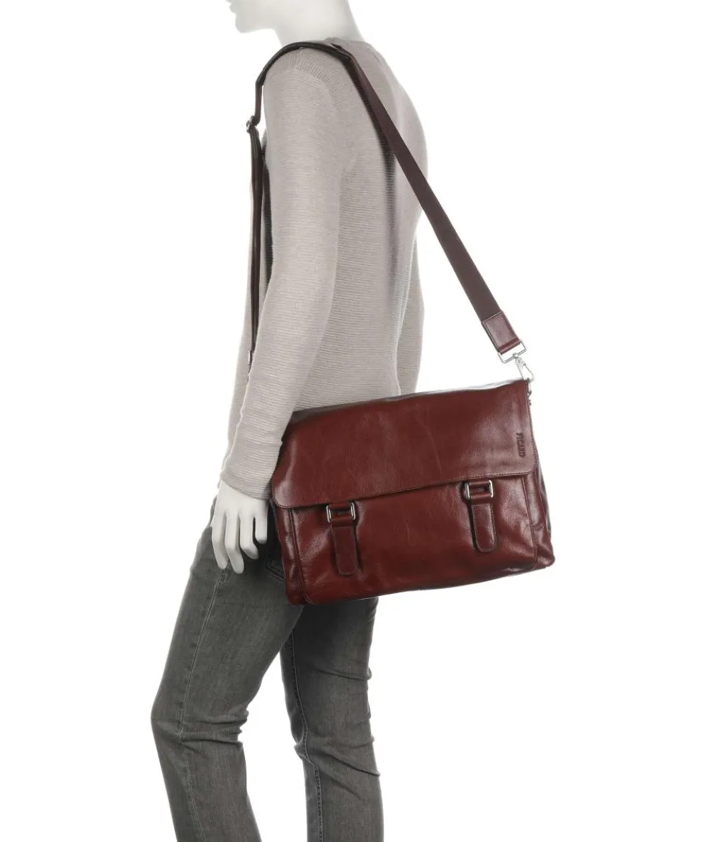 Buddy Messenger bag buffalo leather cognac