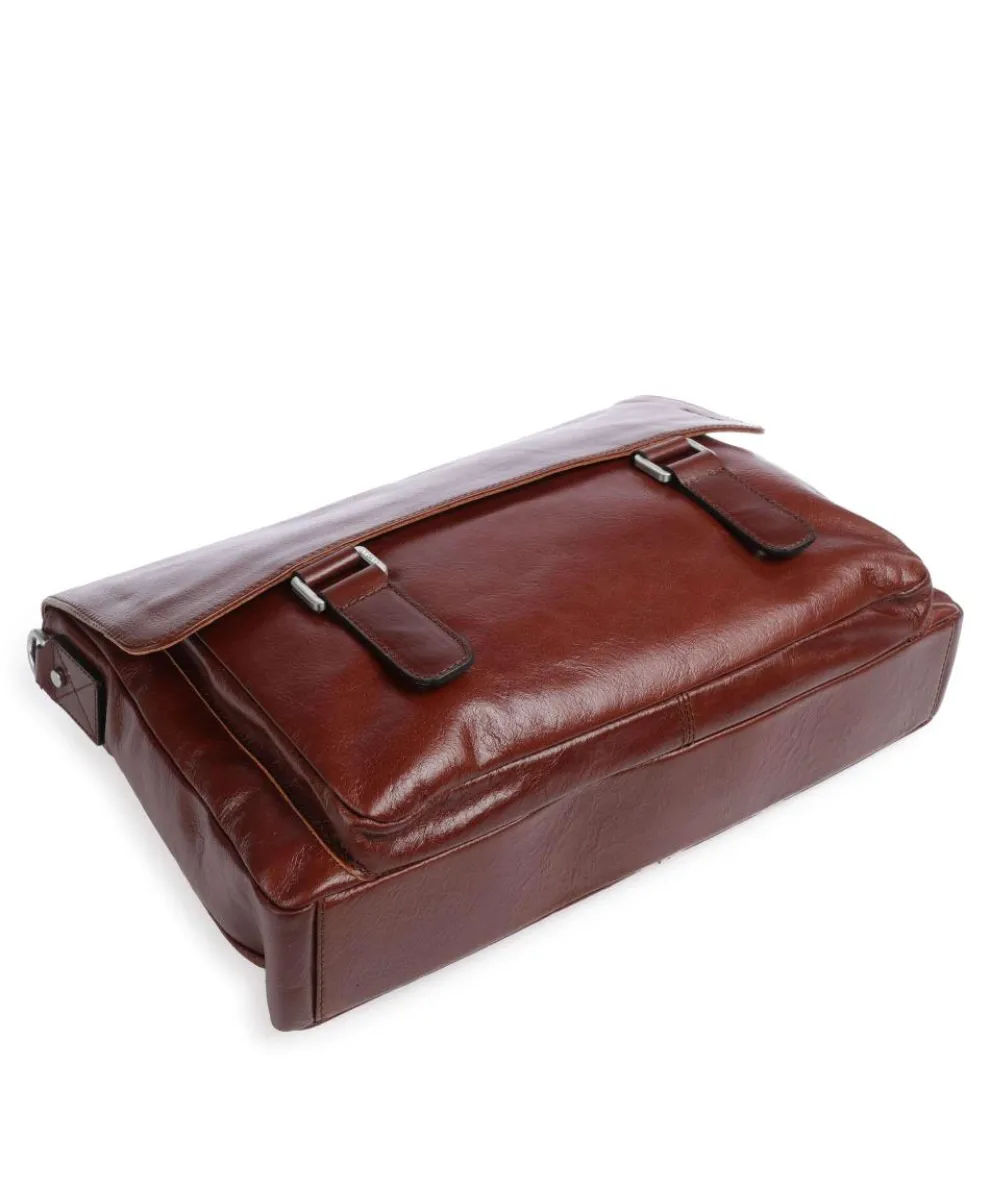 Buddy Messenger bag buffalo leather cognac