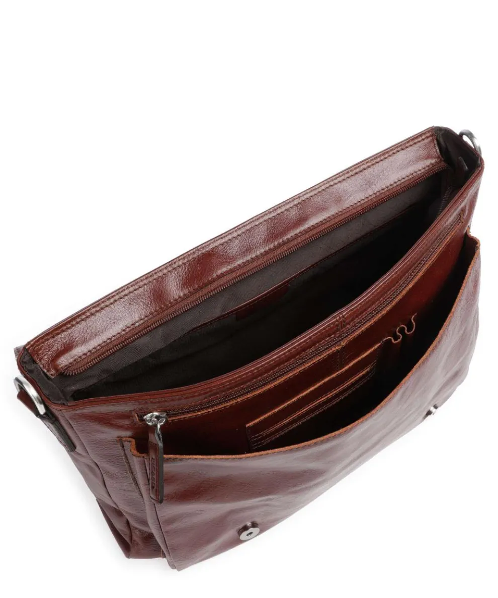Buddy Messenger bag buffalo leather cognac