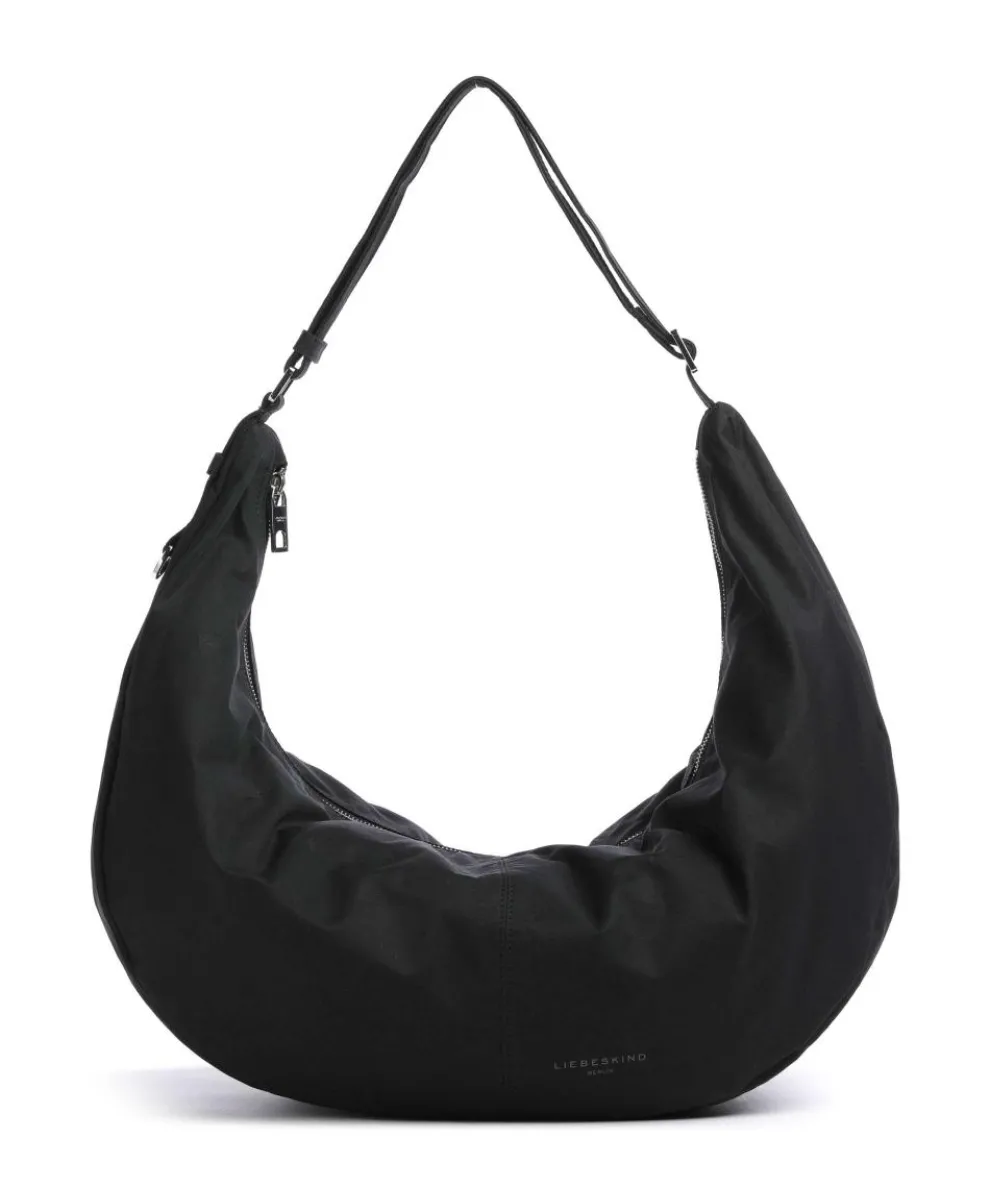Moon Nylon L Hobo bag nylon black