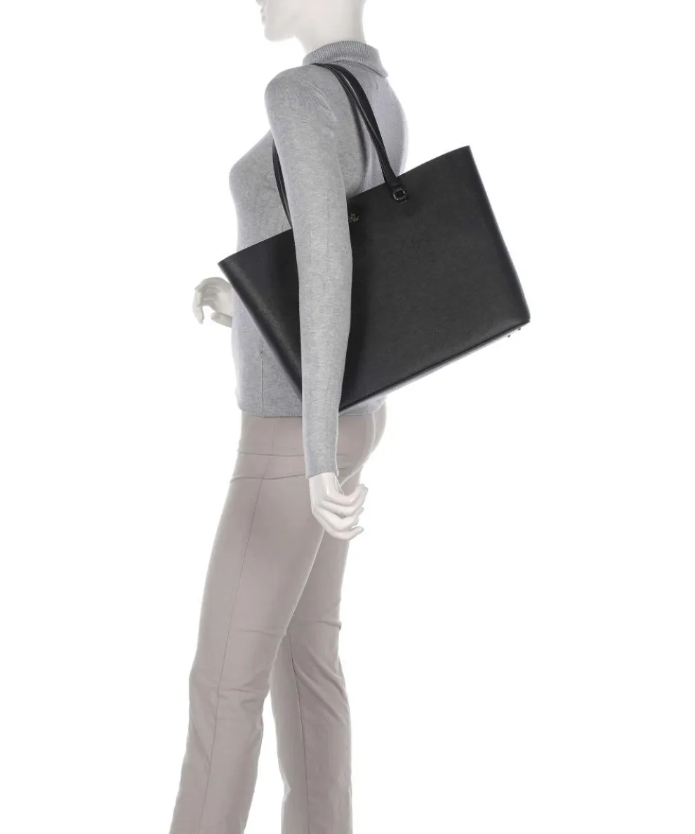 Karly Large Tote bag fine grain cow leather black