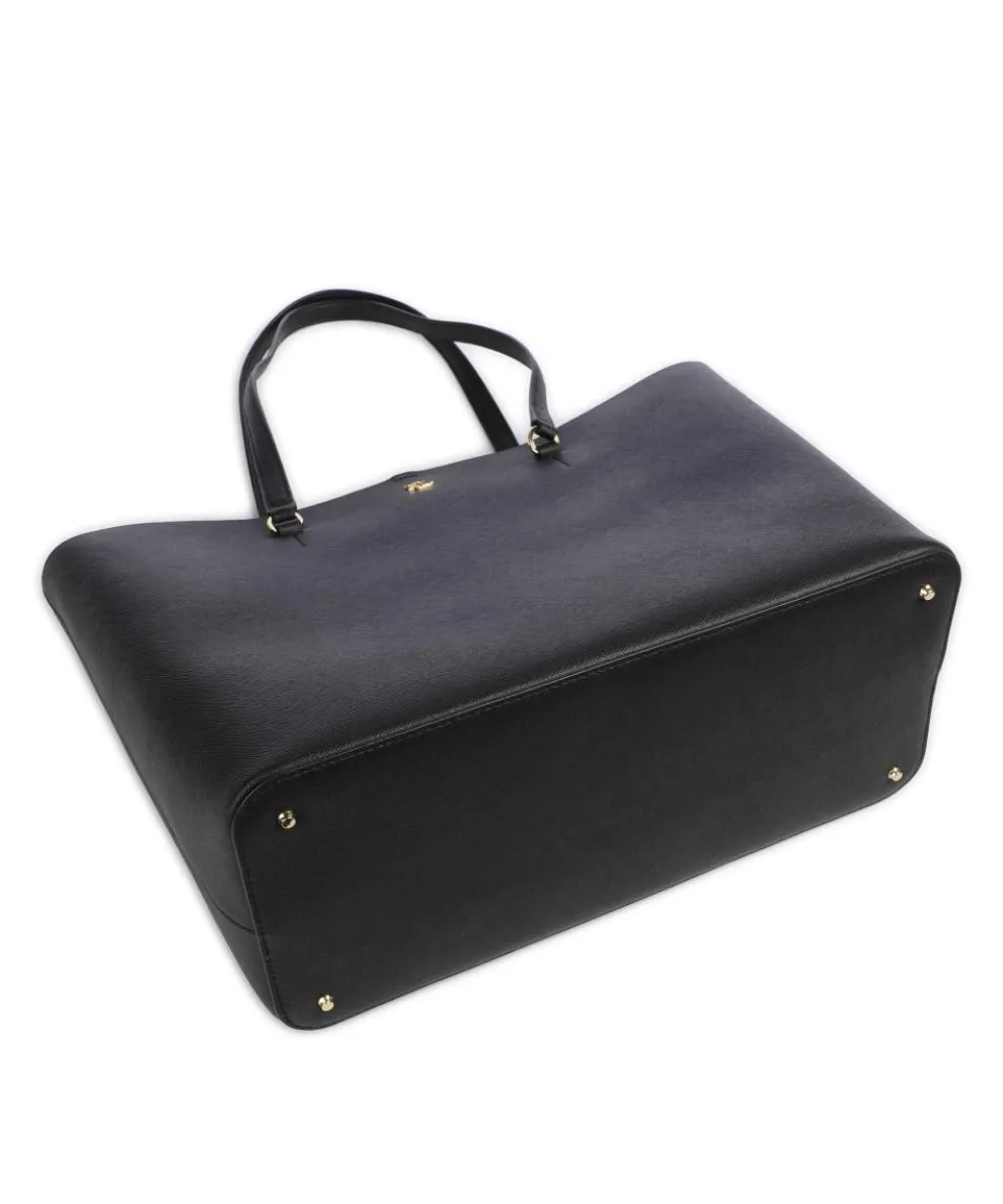 Karly Large Tote bag fine grain cow leather black