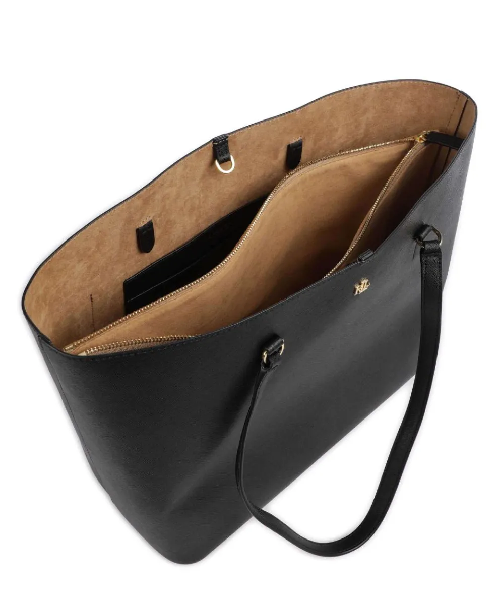 Karly Large Tote bag fine grain cow leather black